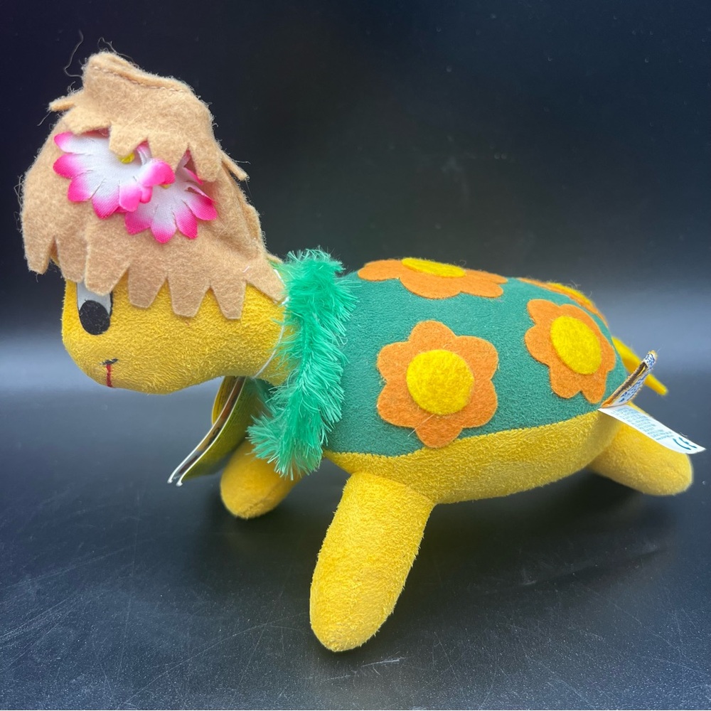 Dakin Dream Pet Honolulu Harry The Fanciful Turtle Covered In Flowers 7" w/tags